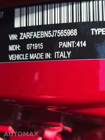 2018 Alfa Romeo Giulia – miniatura 5