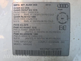 2018 Audi Q5 Prestige – miniatura 14