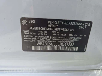 2018 BMW 3 Series Sedan 320i xDrive - miniatura 5