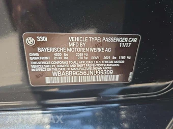 2018 BMW 3 Series Sedan 330i SPORT LINE - miniatura 5