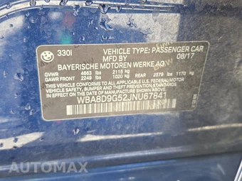2018 BMW 3 Series Sedan 330i xDrive - miniatura 14