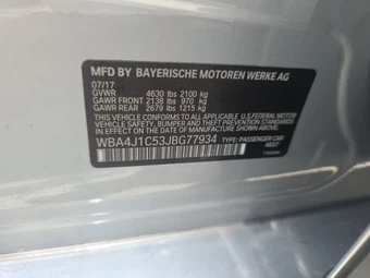 2018 BMW 4 Series Gran Coupe 430i Sedan - miniatura 14