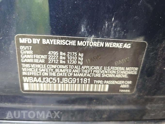 2018 BMW 4 Series Gran Coupe 430i xDrive Sedan SPORT LINE - miniatura 5