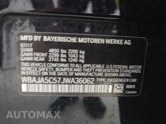 2018 BMW 5 Series Sedan 530i SPORT LINE - miniatura 14
