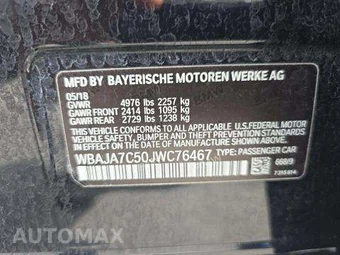 2018 BMW 5 Series Sedan 530i xDrive - miniatura 5