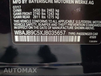 2018 BMW 5 Series Sedan M550i xDrive - miniatura 5
