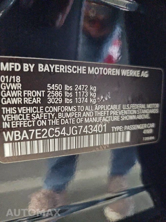 2018 BMW 7 Series Sedan 740i M SPORT LINE - miniatura 14