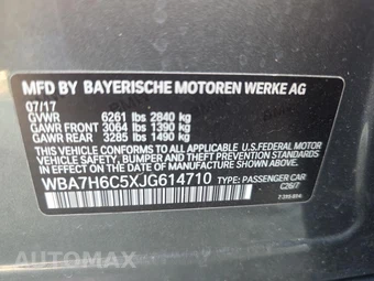 2018 BMW 7 Series Sedan M760i xDrive - miniatura 18