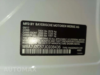 2018 BMW 7 Series Sedan xDrive iPerformance M SPORT LINE - miniatura 5