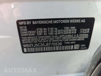 2018 BMW X2 Sports Activity Vehicle xDrive28i - miniatura 5