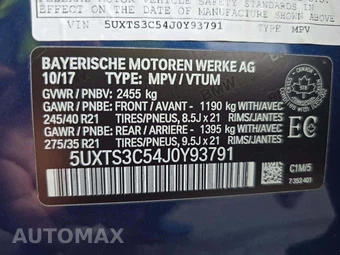 2018 BMW X3 Sports Activity Vehicle M40i - miniatura 2