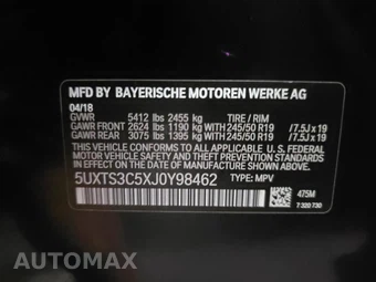 2018 BMW X3 Sports Activity Vehicle M40i - miniatura 18