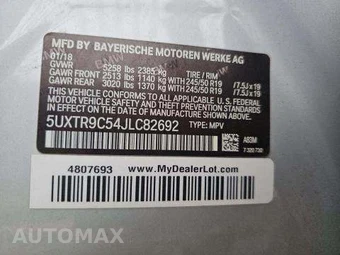 2018 BMW X3 Sports Activity Vehicle xDrive30i - miniatura 5