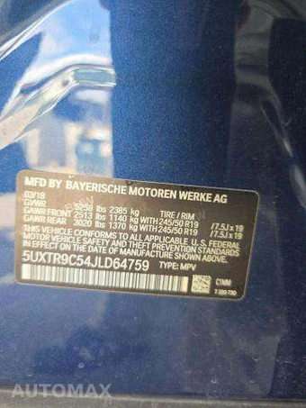 2018 BMW X3 Sports Activity Vehicle xDrive30i - miniatura 5