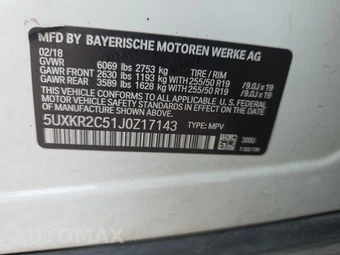 2018 BMW X5 Sports Activity Vehicle sDrive35i - miniatura 11