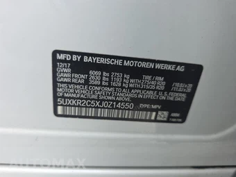 2018 BMW X5 Sports Activity Vehicle sDrive35i M SPORT LINE - miniatura 18