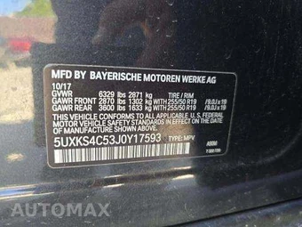 2018 BMW X5 Sports Activity Vehicle xDrive35d - miniatura 5