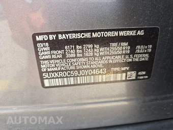 2018 BMW X5 Sports Activity Vehicle xDrive35i - miniatura 14