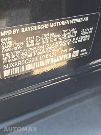 2018 BMW X5 Sports Activity Vehicle xDrive35i - miniatura 14