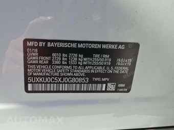 2018 BMW X6 Sports Activity Vehicle sDrive35i M SPORT LINE - miniatura 2