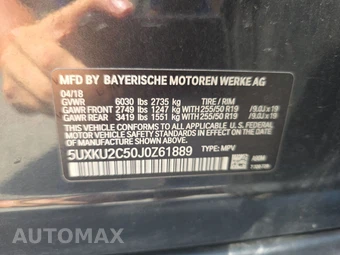 2018 BMW X6 Sports Activity Vehicle xDrive35i - miniatura 21