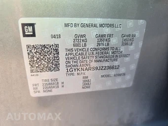 2018 Cadillac XT5 1SA – miniatura 11