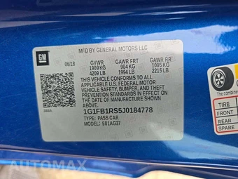 2018 Chevrolet Camaro 1LT Coupe - miniatura 2