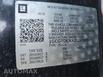 2018 Chevrolet Colorado Z71 Crew Cab Medium Bed 4Z7 - miniatura 14