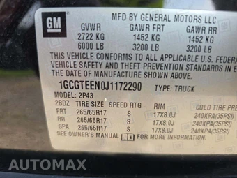 2018 Chevrolet Colorado ZR2 Crew Cab Medium Bed 4ZR - miniatura 2