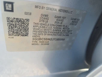 2018 Chevrolet Cruze LS Sedan 1SB - miniatura 14