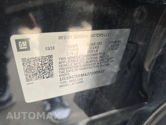 2018 Chevrolet Cruze LS Sedan 1SB - miniatura 14