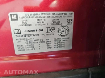 2018 Chevrolet Equinox Premier 1LZ - miniatura 5