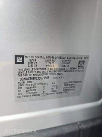 2018 Chevrolet Equinox Premier 1LZ - miniatura 14