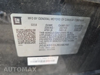 2018 Chevrolet Impala LS 1FL – miniatura 14