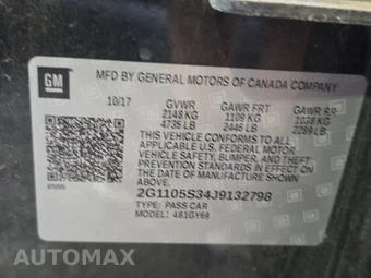 2018 Chevrolet Impala LT 1LT - miniatura 14