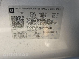 2018 Chevrolet Silverado 1500 Custom Crew Cab Short Bed 1CX – miniatura 14