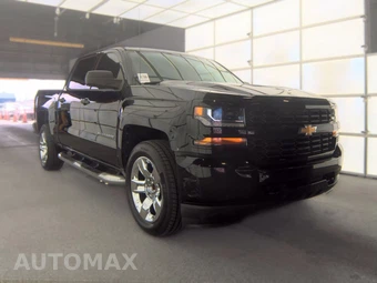 2018 Chevrolet Silverado 1500 Custom Crew Cab Short Bed 1CX – miniatura 3