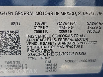 2018 Chevrolet Silverado 1500 LT Crew Cab Short Bed 1LT – miniatura 15