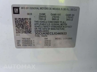 2018 Chevrolet Silverado 1500 LT Crew Cab Short Bed 1LT - miniatura 2