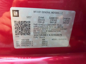 2018 Chevrolet Silverado 1500 LT Extended Cab Medium Bed 1LT – miniatura 5