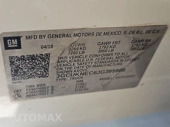 2018 Chevrolet Silverado 1500 WT Crew Cab Short Bed 1WT – miniatura 15