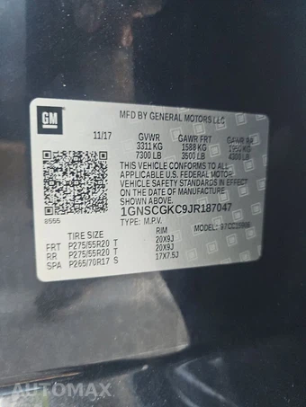 2018 Chevrolet Suburban 1500 LS 1LS - miniatura 15