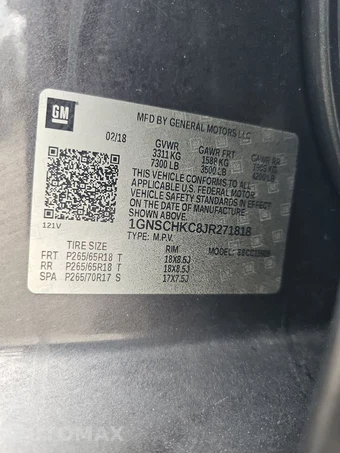 2018 Chevrolet Suburban 1500 LT 1LT - miniatura 15