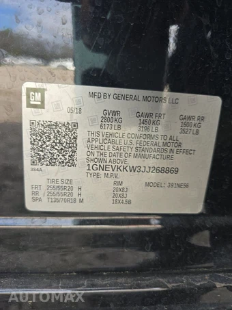2018 Chevrolet Traverse High Country 2LZ - miniatura 15