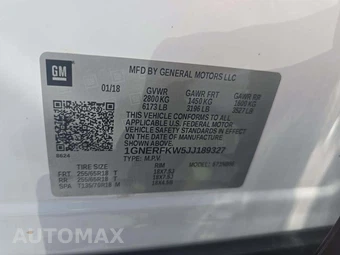 2018 Chevrolet Traverse LS 1LS – miniatura 5