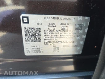 2018 Chevrolet Traverse LT Cloth 1LT - miniatura 18