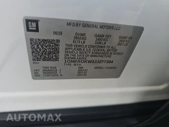 2018 Chevrolet Traverse LT Cloth 1LT - miniatura 15