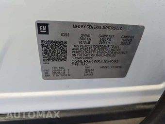 2018 Chevrolet Traverse LT Cloth 1LT - miniatura 5