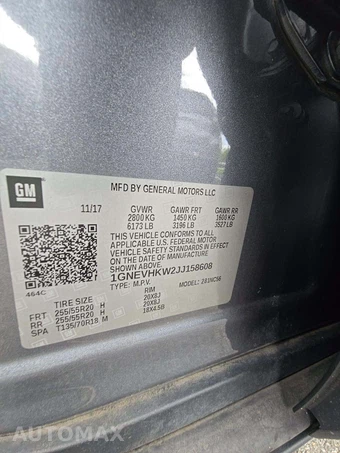 2018 Chevrolet Traverse LT Leather 3LT - miniatura 5