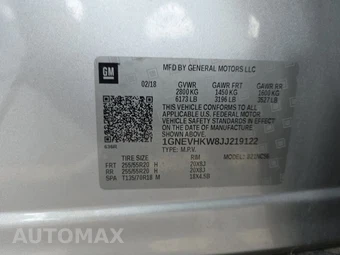2018 Chevrolet Traverse LT Leather 3LT - miniatura 15
